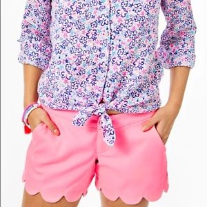 Lilly Pulitzer Buttercup Shorts Hot Pink